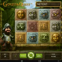 CasiNova - Gonzo's Quest Slot Game - NetEnt